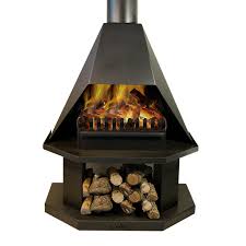Lucy Freestanding Open Fireplace Incl