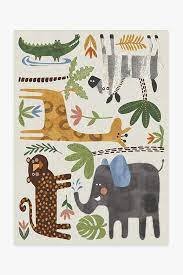 jungle safari multicolour rug ruggable