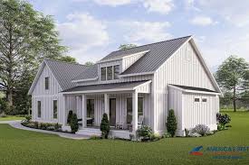 House Plan 041 00258 Modern Farmhouse