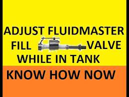 adjust height fluidmaster fill valve