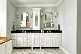 Bathroom Vanity With Center Tower