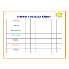 Potty Training Charts 9 Download Free Documents In Pdf