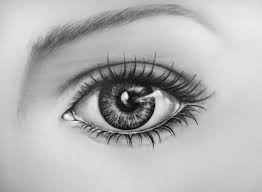 Take your ruler, and draw two. Eye Shine Eye Drawing Realistic Drawings Eye Drawing Simple
