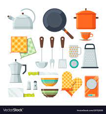 kitchen tools for cooking cartoon
