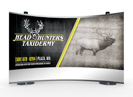 hunting banner design display