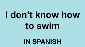 to swim in spanish