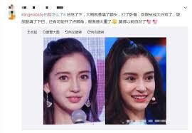 angelababy s face sparks a hot debate