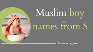 muslim boy names starting with s