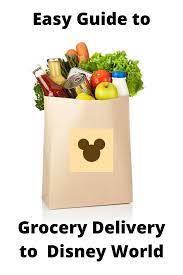 grocery delivery at disney world