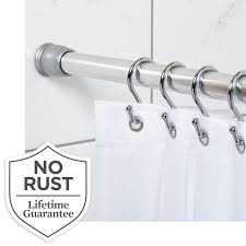 long shower curtain rod