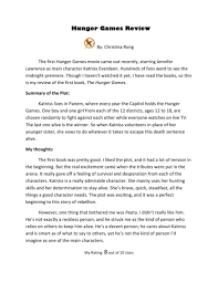  essay example page the hunger games book thatsnotus 