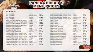 updated panera bread menu s what