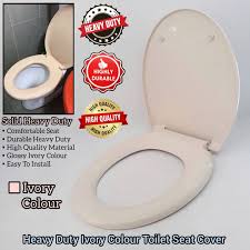 Heavy Duty Ivory Colour Toilet Seat