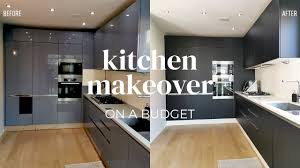 kitchen makeover on a budget cabinets