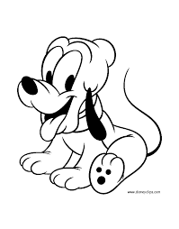 How to draw goofy step by step for kids. Disney Baby Characters Coloring Pages Coloring Home