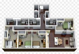 4 Bedroom Luxury Apartment Hd Png