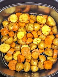 air fryer potatoes and carrots rachna