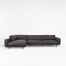 danver 2 piece leather sectional