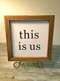 this is us wood framed rustic