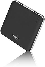Amazon Com Moxnice Power Bank Portable Charger 10000mah Smaller And Lighter Battery Pack With 2 Outputs For Iphone Ipad Samsung And More Black