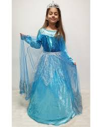 Прекрасна рокля за приятни поводи, танци или пък за всеки ден с принцеса елза от замръзналото кралство / frozen. Roklya Na Princesa Elza Party Time Karnavalni Kostyumi