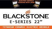 Featuring blackstone's traditional quality and style blackstone's first electric griddle for indoor and outdoor cooking. Blackstone E Series 22inch Electric Tabletop Indoor Griddle With Hood Prep Cart First Look Cook Youtube