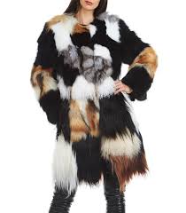 The Patchwork Multi Fur Coat Fursource Com