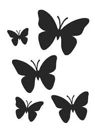 A4 Butterflies Airbrush Wall Art Paint Stencil Genuine Mylar Re