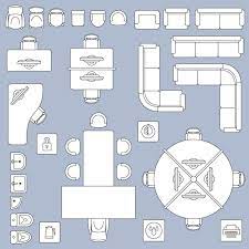 floor plan furniture symbols images