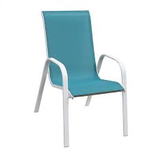 Malindi Stacking Chair Blue Homebase