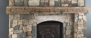 Modern Rustic Fireplace Interior Stone