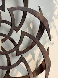 Hyperi Kinetic Sculpture Wooden Flower