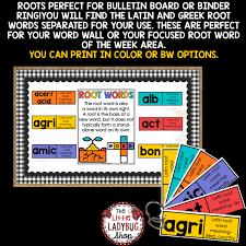 greek and latin root word study the
