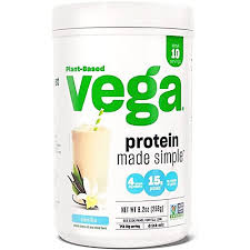 simple vanilla flavored protein powder