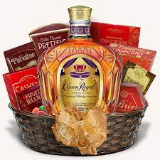 crown royal canadian whisky gift basket