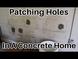 How To Patch A Hole In A Concrete Block