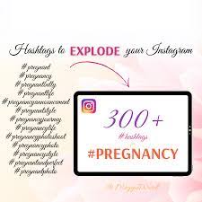 Instagram Hashtags for PREGNANCY Best Keywords for Instagram Posts  Marketing on Social Media Planner SEO for Future Mom Baby Shower Party -  Etsy Australia