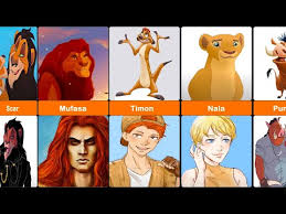the lion king characters as humans