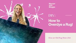 diy how to overdye your old rugs