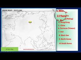 10th Social Science Asia Map In English Medium Youtube