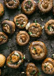 Leave the mushrooms to bake for about 10 minutes, or until they are crispy on the. Garlicky Roasted Mushrooms Recipe The Kitchen Girl