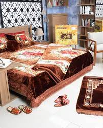 plushmink arzoo elegant double bed set