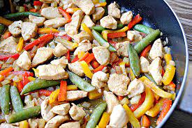 Chicken And Mixed Vegetables Calories gambar png