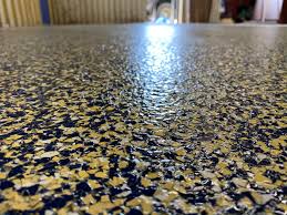 are epoxy flake floors smooth glossy