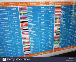 Currency Exchange Board Stock Photos Currency Exchange