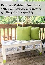 How To Paint Exterior Wood Furniture