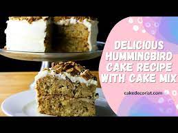 delicious hummingbird cake recipe with