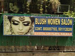 blush hair makeup studio in kalkaji