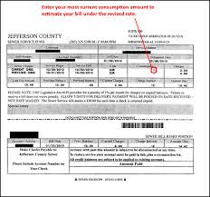 Jefferson County Environmental Services Residential Bill Calculator