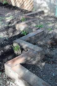 Make A Garden With Reclaimed Railroad Ties